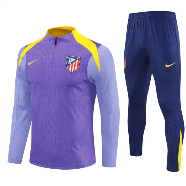 Atlético Madryt Zestaw Bluzy Treningowej 25/26 Fioletowy Atlético Madryt Zestaw Bluzy Treningowej 25/26 Fioletowy