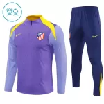 Atlético Madryt Zestaw Bluzy Treningowej 25/26 Fioletowy Dziecięca