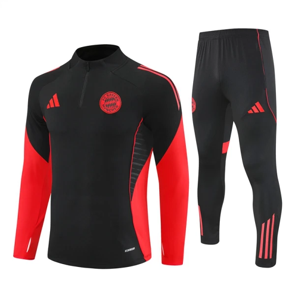 FC Bayern Monachium Zestaw Bluzy Treningowej 25/26 Czarny FC Bayern Monachium Zestaw Bluzy Treningowej 25/26 Czarny