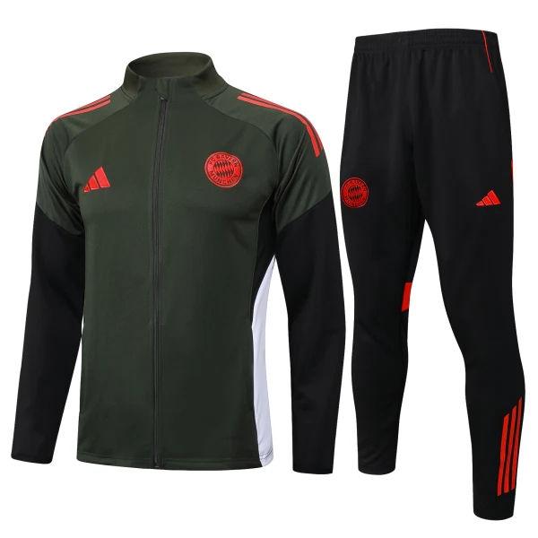 FC Bayern Monachium Zestaw Bluzy Treningowej 25/26 Zielony FC Bayern Monachium Zestaw Bluzy Treningowej 25/26 Zielony