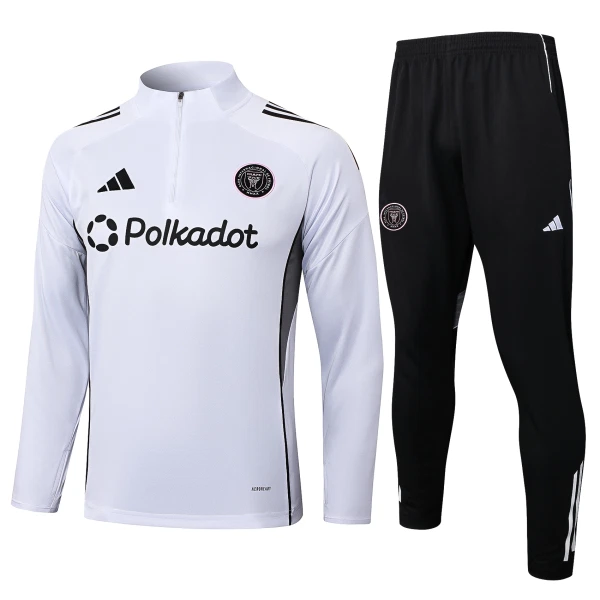Inter Miami CF Zestaw Bluzy Treningowej 25/26 Biały Inter Miami CF Zestaw Bluzy Treningowej 25/26 Biały