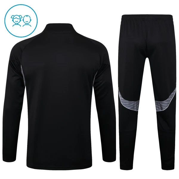 Inter Miami CF Zestaw Bluzy Treningowej 25/26 Czarny Dziecięca