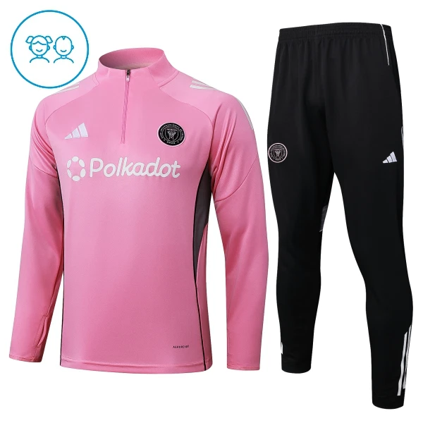 Inter Miami CF Zestaw Bluzy Treningowej 25/26 Różowy Dziecięca Inter Miami CF Zestaw Bluzy Treningowej 25/26 Różowy Dziecięca