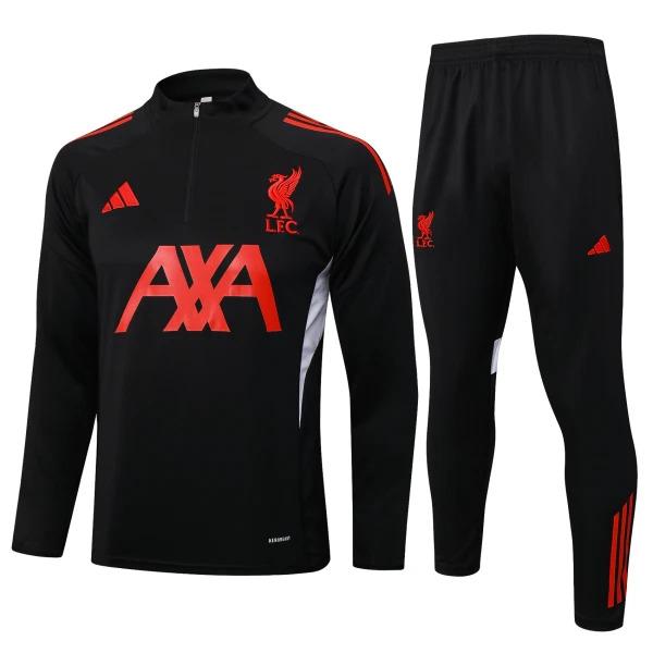Liverpool Zestaw Bluzy Treningowej 24/25 Czarny Liverpool Zestaw Bluzy Treningowej 24/25 Czarny