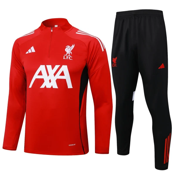 Liverpool Zestaw Bluzy Treningowej 24/25 Czerwony Liverpool Zestaw Bluzy Treningowej 24/25 Czerwony