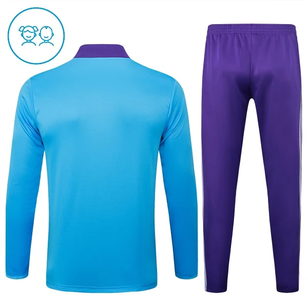 Real Madryt Zestaw Bluzy Treningowej 25/26 Niebieski Dziecięca