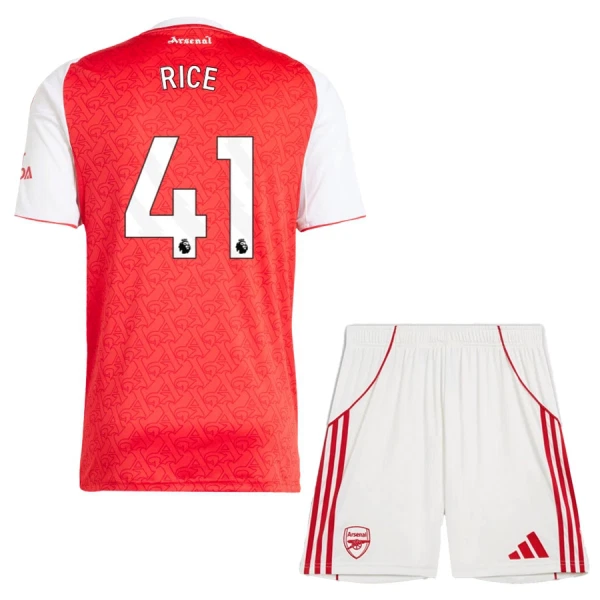 Koszulka Arsenal Rice 41 25/26 Domowa Dziecięca Koszulka Arsenal Rice 41 25/26 Domowa Dziecięca