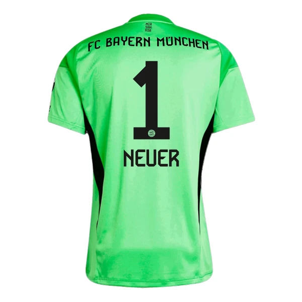 Koszulka Bramkarska FC Bayern Monachium Neuer 1 25/26 Zielony Koszulka Bramkarska FC Bayern Monachium Neuer 1 25/26 Zielony