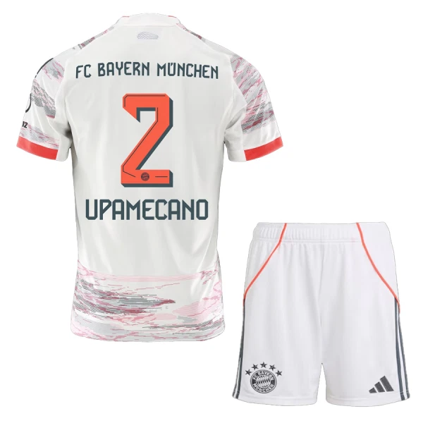 Koszulka FC Bayern Monachium Dayot Upamecano 2 25/26 Wyjazdowa Dziecięca Koszulka FC Bayern Monachium Dayot Upamecano 2 25/26 Wyjazdowa Dziecięca
