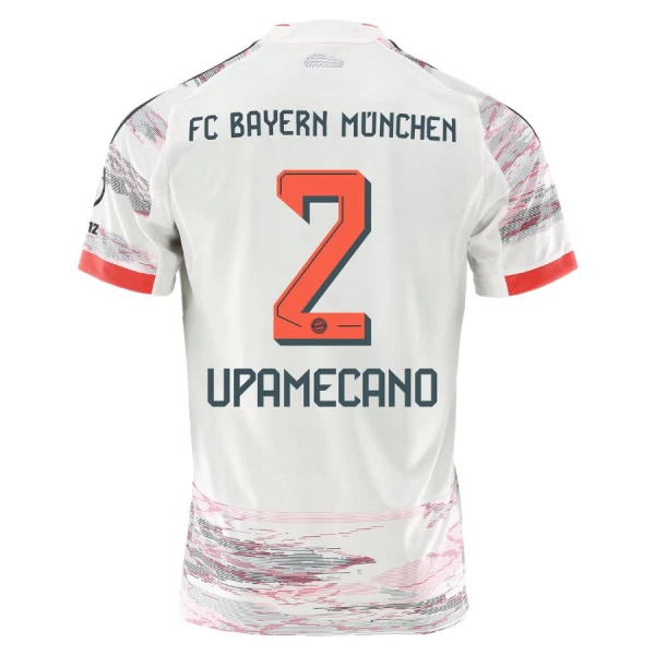 Koszulka FC Bayern Monachium Dayot Upamecano 2 25/26 Wyjazdowa Dziecięca