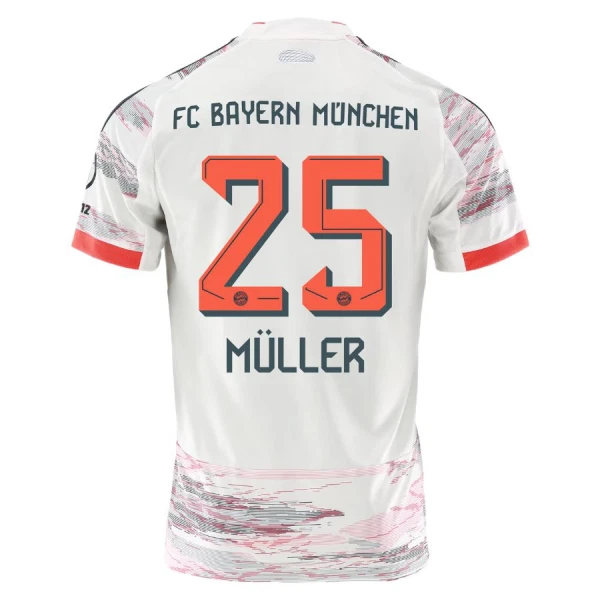 Koszulka FC Bayern Monachium Thomas Müller 25 25/26 Wyjazdowa Koszulka FC Bayern Monachium Thomas Müller 25 25/26 Wyjazdowa