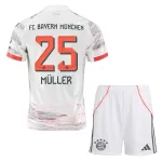 Koszulka FC Bayern Monachium Thomas Müller 25 25/26 Wyjazdowa Dziecięca