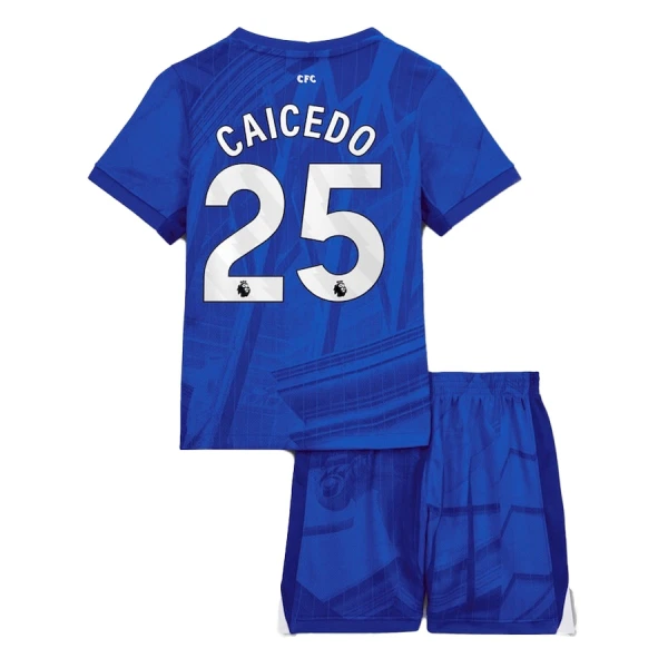 Koszulka Chelsea Caicedo 25 25/26 Domowa Dziecięca Koszulka Chelsea Caicedo 25 25/26 Domowa Dziecięca