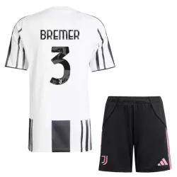 Koszulka Juventus FC Bremer 3 25/26 Domowa Dziecięca Koszulka Juventus FC Bremer 3 25/26 Domowa Dziecięca
