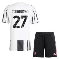 Koszulka Juventus FC Cambiaso 27 25/26 Domowa Dziecięca Koszulka Juventus FC Cambiaso 27 25/26 Domowa Dziecięca