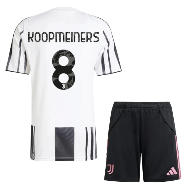 Koszulka Juventus FC Koopmeiners 8 25/26 Domowa Dziecięca Koszulka Juventus FC Koopmeiners 8 25/26 Domowa Dziecięca