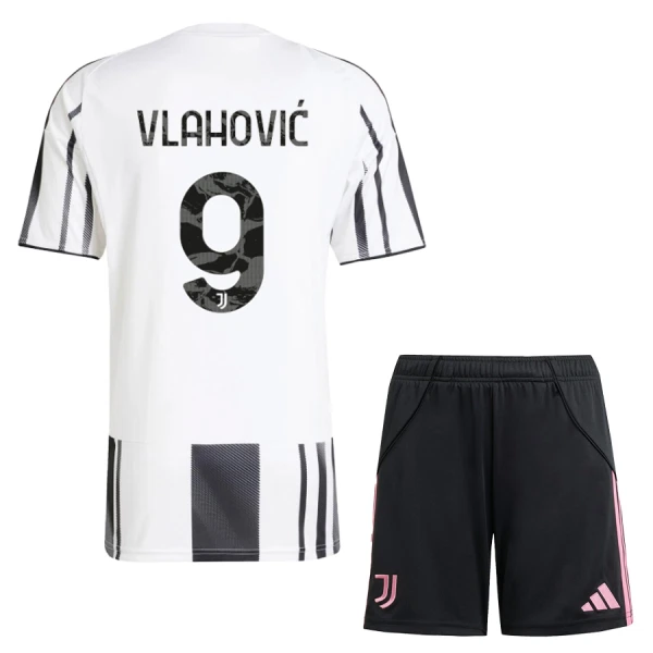 Koszulka Juventus FC Vlahovic 9 25/26 Domowa Dziecięca Koszulka Juventus FC Vlahovic 9 25/26 Domowa Dziecięca