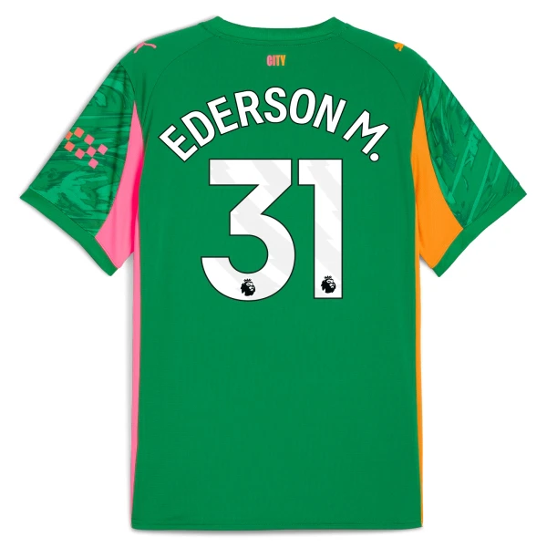 Koszulka Bramkarska Manchester City Ederson M. 31 25/26 Zielony Koszulka Bramkarska Manchester City Ederson M. 31 25/26 Zielony
