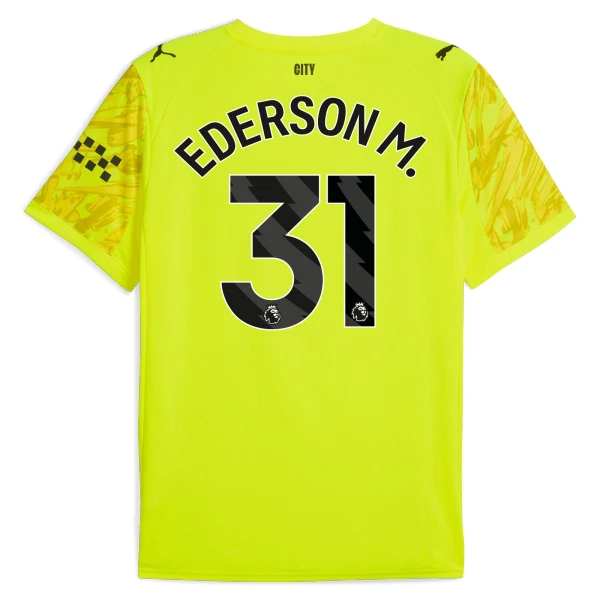 Koszulka Bramkarska Manchester City Ederson M. 31 25/26 Żółty Koszulka Bramkarska Manchester City Ederson M. 31 25/26 Żółty