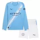 Koszulka Manchester City 25/26 Domowa Długi Rękaw Dziecięca Koszulka Manchester City 25/26 Domowa Długi Rękaw Dziecięca