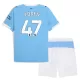 Koszulka Manchester City Foden 47 25/26 Domowa Dziecięca Koszulka Manchester City Foden 47 25/26 Domowa Dziecięca