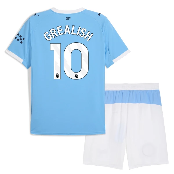 Koszulka Manchester City Grealish 10 25/26 Domowa Dziecięca Koszulka Manchester City Grealish 10 25/26 Domowa Dziecięca