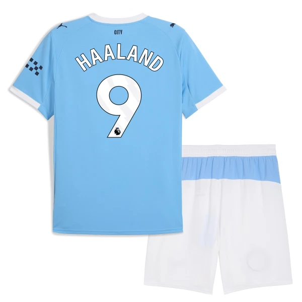 Koszulka Manchester City Haaland 9 25/26 Domowa Dziecięca Koszulka Manchester City Haaland 9 25/26 Domowa Dziecięca