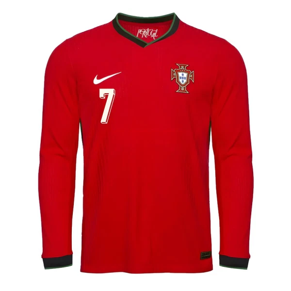 Koszulka Portugalia Ronaldo 7 2025 Domowa Długi Rękaw