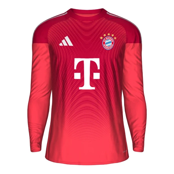Koszulka Bramkarska FC Bayern Monachium 25/26 Czerwony Długi Rękaw Koszulka Bramkarska FC Bayern Monachium 25/26 Czerwony Długi Rękaw