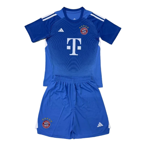Koszulka Bramkarska FC Bayern Monachium 25/26 Niebieski Dziecięca Koszulka Bramkarska FC Bayern Monachium 25/26 Niebieski Dziecięca