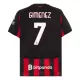 Koszulka AC Milan Gimenez 7 25/26 Domowa Koszulka AC Milan Gimenez 7 25/26 Domowa