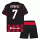 Koszulka AC Milan Gimenez 7 25/26 Domowa Dziecięca Koszulka AC Milan Gimenez 7 25/26 Domowa Dziecięca