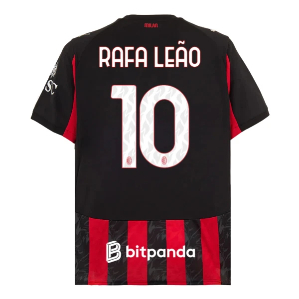 Koszulka AC Milan Rafael Leão 10 25/26 Domowa Koszulka AC Milan Rafael Leão 10 25/26 Domowa