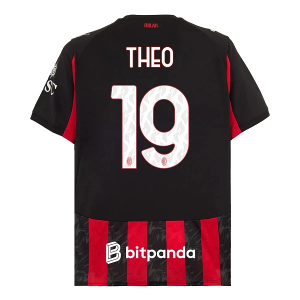 Koszulka AC Milan Theo 19 25/26 Domowa Koszulka AC Milan Theo 19 25/26 Domowa