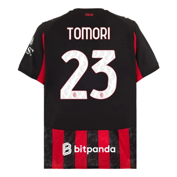 Koszulka AC Milan Tomori 23 25/26 Domowa Koszulka AC Milan Tomori 23 25/26 Domowa