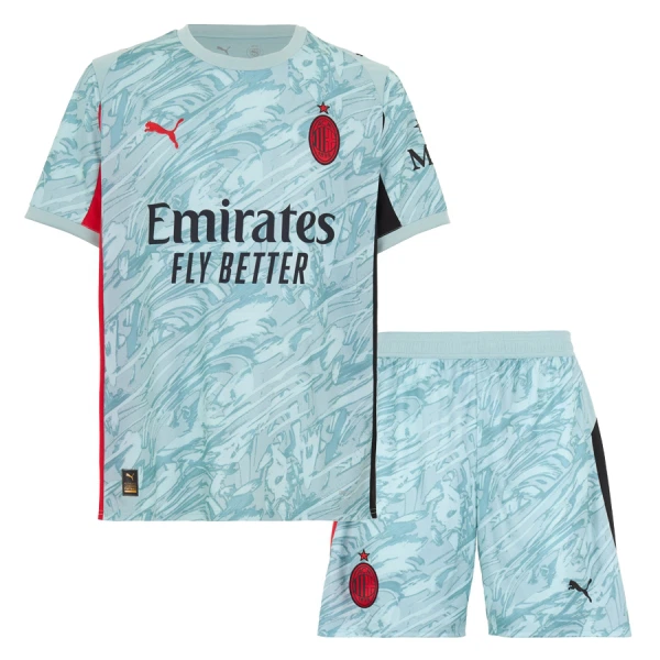 Koszulka Bramkarska AC Milan 25/26 Niebieski Dziecięca Koszulka Bramkarska AC Milan 25/26 Niebieski Dziecięca