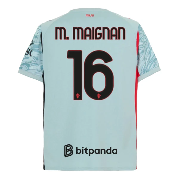 Koszulka Bramkarska AC Milan M. Maignan 16 25/26 Niebieski Koszulka Bramkarska AC Milan M. Maignan 16 25/26 Niebieski
