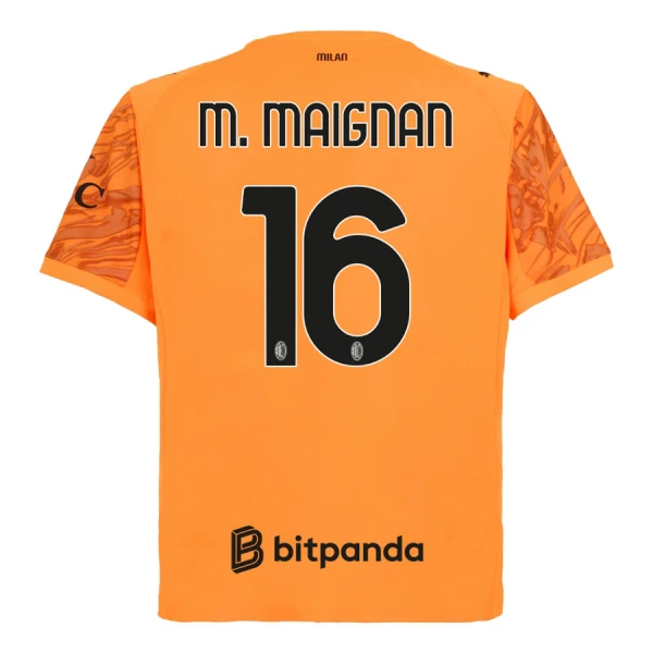 Koszulka Bramkarska AC Milan M. Maignan 16 25/26 Pomarańczowy Koszulka Bramkarska AC Milan M. Maignan 16 25/26 Pomarańczowy