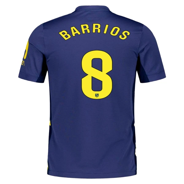 Koszulka Atlético Madryt Barrios 8 25/26 Wyjazdowa Koszulka Atlético Madryt Barrios 8 25/26 Wyjazdowa