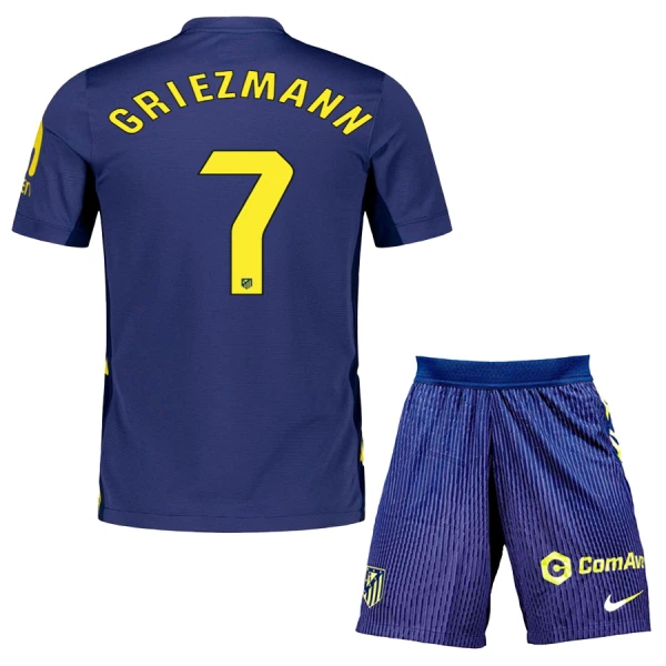 Koszulka Atlético Madryt Griezmann 7 25/26 Wyjazdowa Dziecięca Koszulka Atlético Madryt Griezmann 7 25/26 Wyjazdowa Dziecięca