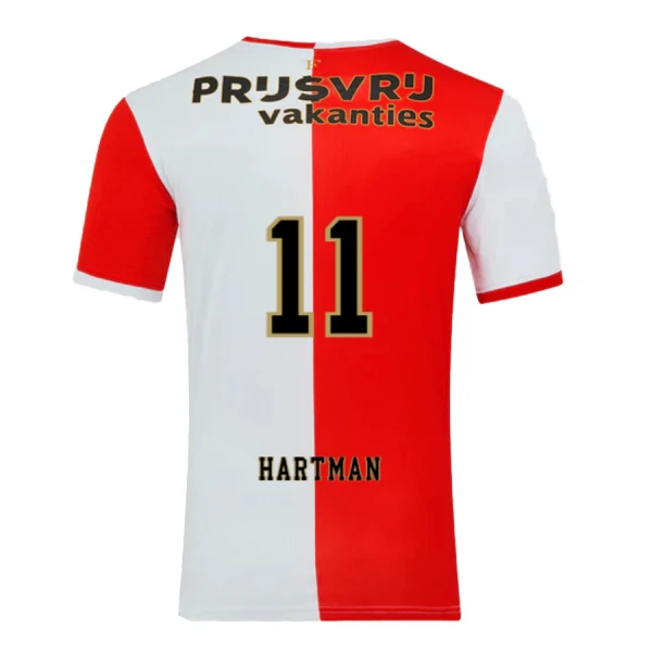 Koszulka Feyenoord Rotterdam Hartman 11 25/26 Domowa Koszulka Feyenoord Rotterdam Hartman 11 25/26 Domowa