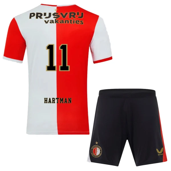 Koszulka Feyenoord Rotterdam Hartman 11 25/26 Domowa Dziecięca Koszulka Feyenoord Rotterdam Hartman 11 25/26 Domowa Dziecięca