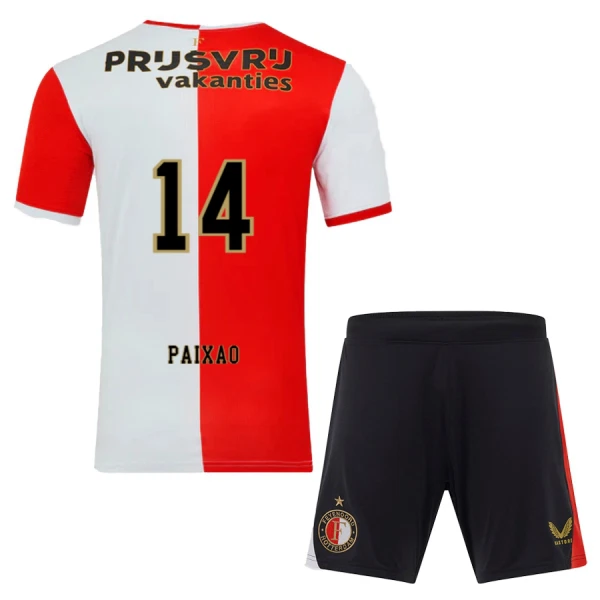 Koszulka Feyenoord Rotterdam Paixao 14 25/26 Domowa Dziecięca Koszulka Feyenoord Rotterdam Paixao 14 25/26 Domowa Dziecięca