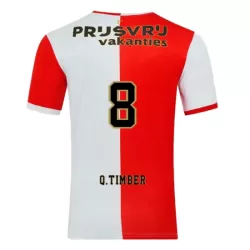Koszulka Feyenoord Rotterdam Q. Timber 8 25/26 Domowa Koszulka Feyenoord Rotterdam Q. Timber 8 25/26 Domowa