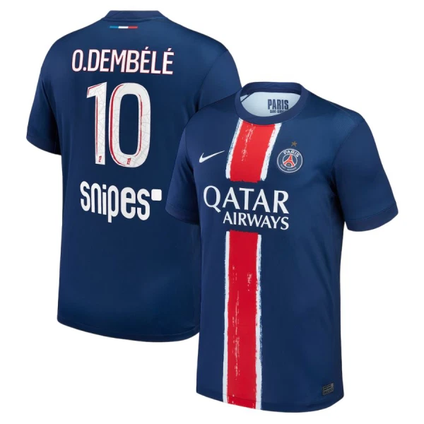 Koszulka Paris Saint-Germain 1 Star Dembele 10 24/25 Domowa Koszulka Paris Saint-Germain 1 Star Dembele 10 24/25 Domowa