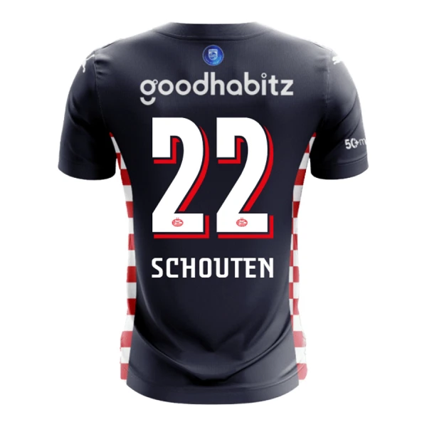 Koszulka PSV Eindhoven Schouten 22 25/26 Wyjazdowa Koszulka PSV Eindhoven Schouten 22 25/26 Wyjazdowa