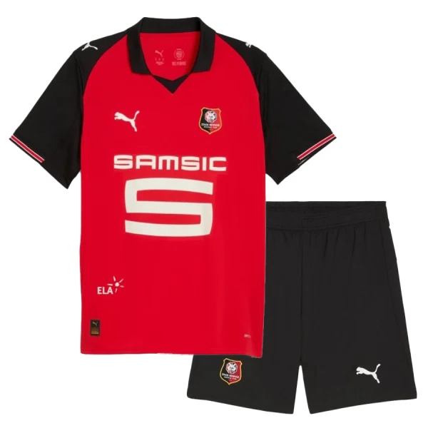 Koszulka Stade Rennais 25/26 Domowa Dziecięca