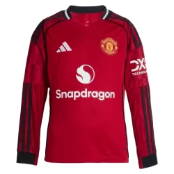Koszulka Manchester United 25/26 Domowa Długi Rękaw Koszulka Manchester United 25/26 Domowa Długi Rękaw