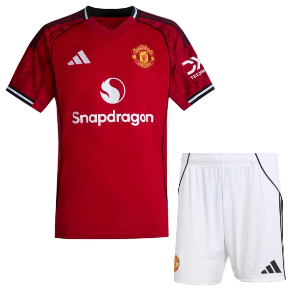 Koszulka Manchester United 25/26 Domowa Dziecięca Koszulka Manchester United 25/26 Domowa Dziecięca