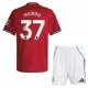 Koszulka Manchester United Mainoo 37 25/26 Domowa Dziecięca Koszulka Manchester United Mainoo 37 25/26 Domowa Dziecięca